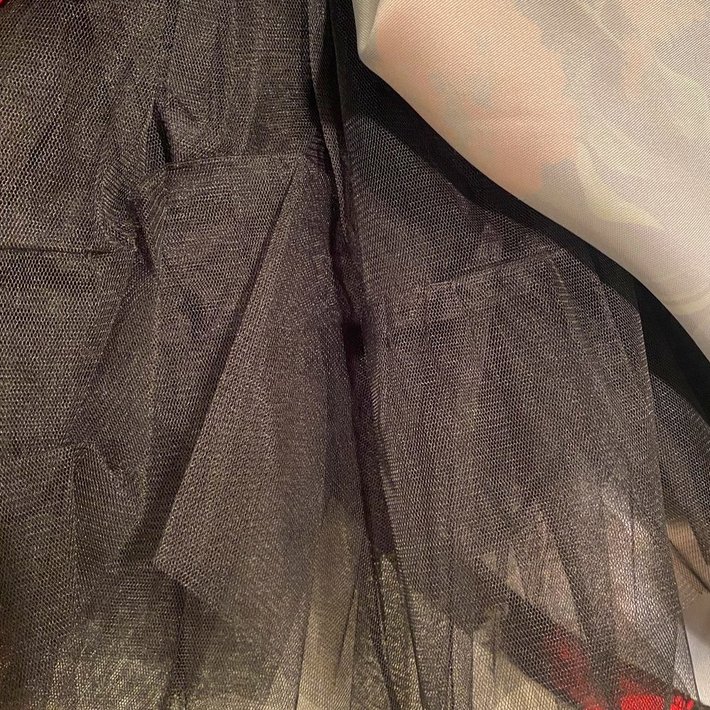 Ark & Co. Rose Print Satin Evening Skirt - Size LG - NWT - Picture 12 of 12